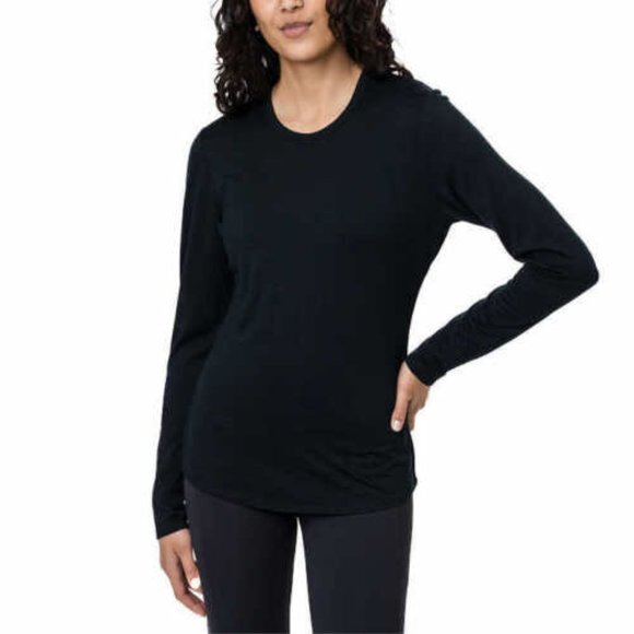 Seg'ments Washable Merino Wool Top Womens XXL Long Sleeve Stretch Tee Shirt NWT - Picture 4 of 11
